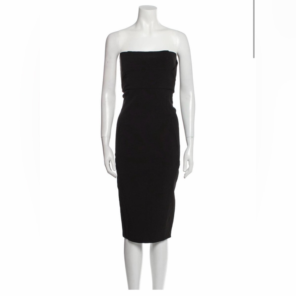 Rick Owens/ Strapless black mini dress by RICK OWENS!! SizeXS